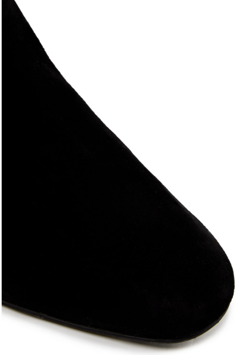 Black Suede OTK Boots