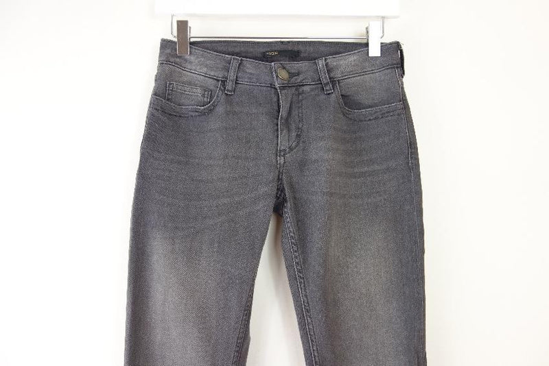 Maje Grey Low Rise Skinny Jeans