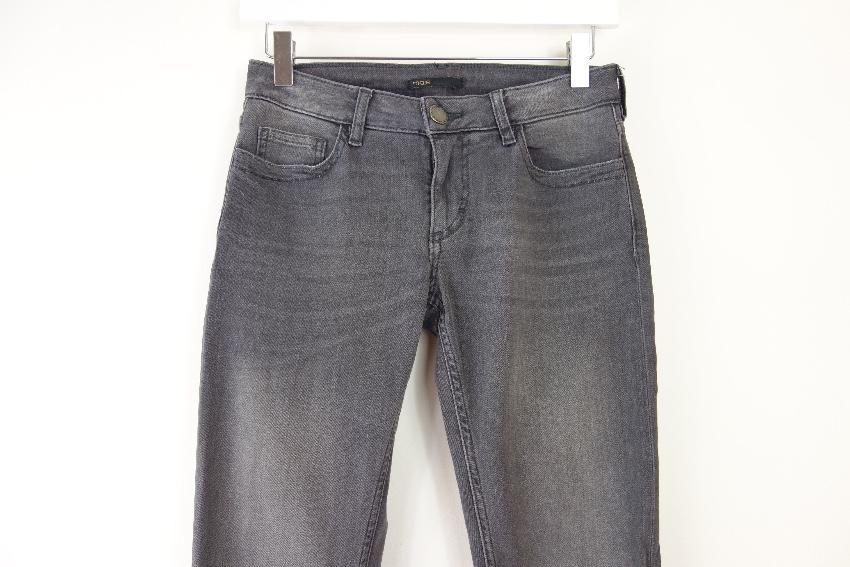 Maje Grey Low Rise Skinny Jeans