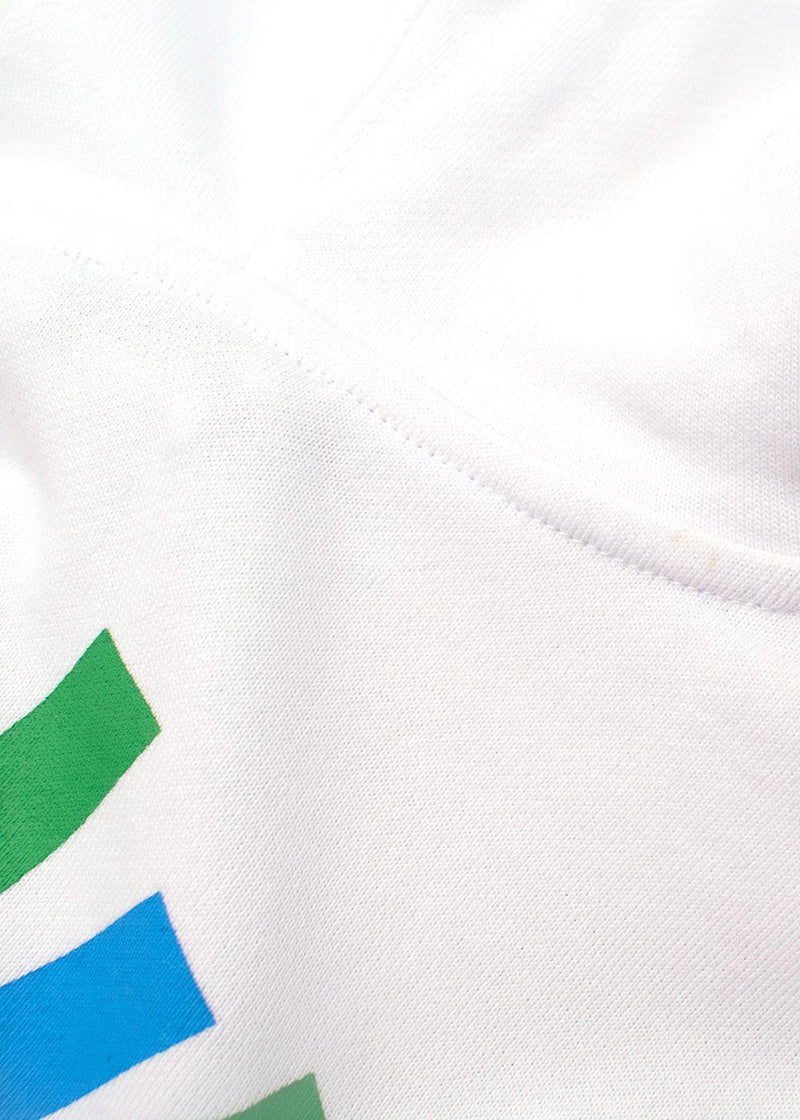 Kids 6A White Hooded Eye Sweatshirt