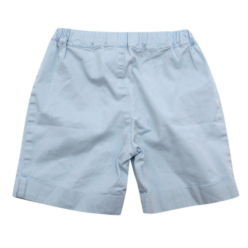 Ludo Ptommi Kids Blue Cotton Shorts