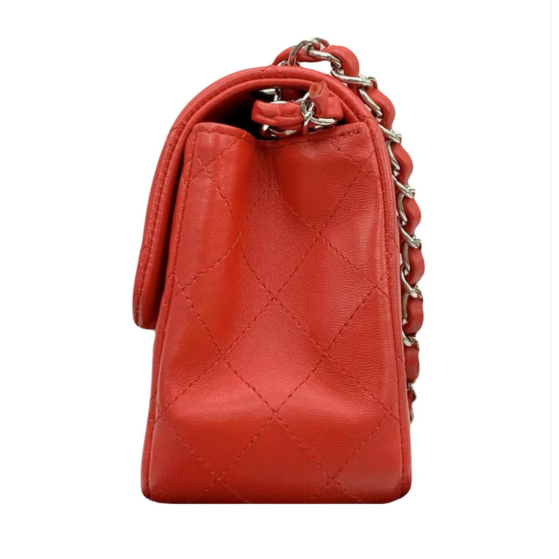 Chanel Quilted Leather Mini Square Flap Bag