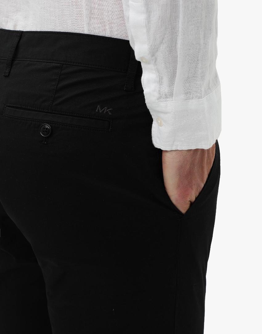 Michael Kors Black Stretch Twill Chinos