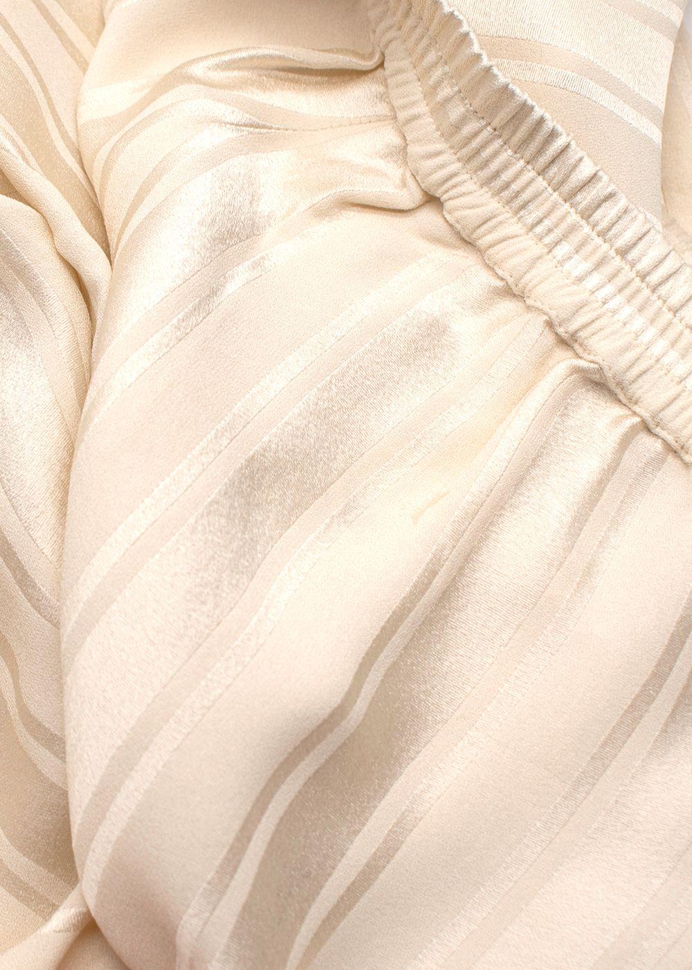 Golden Goose Cream SStar Print Split Hem Joggers