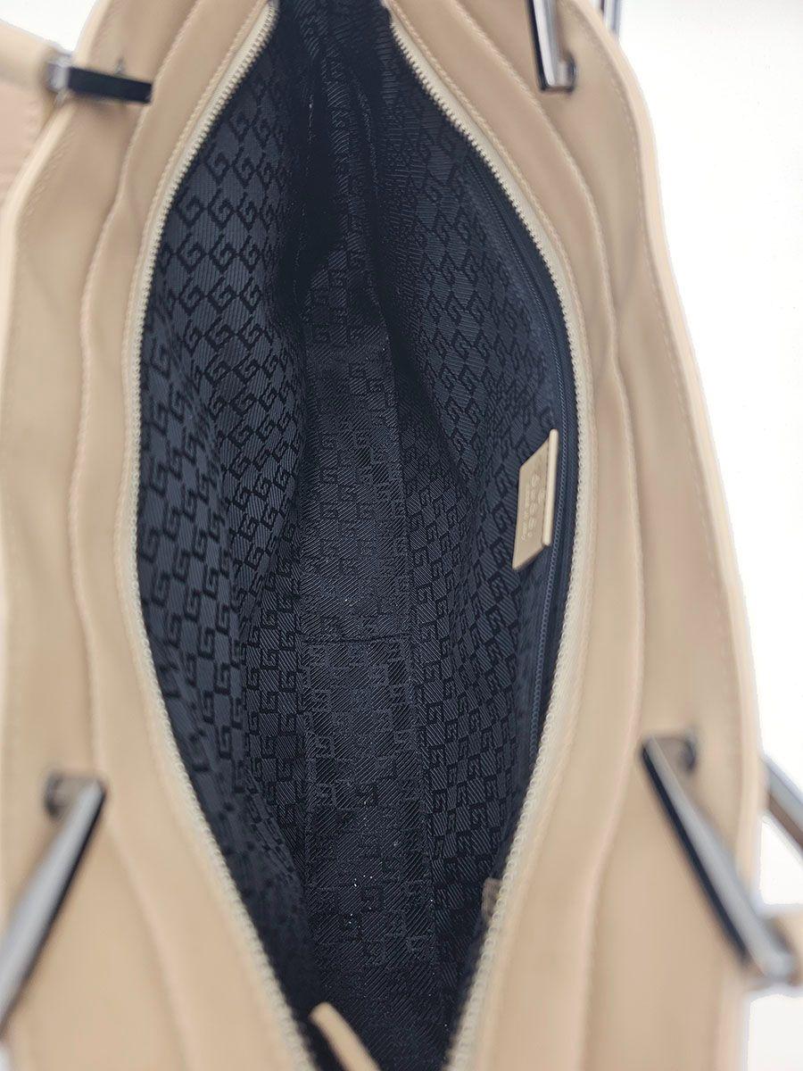 Vintage Jackie Beige Patent Leather Shoulder Bag