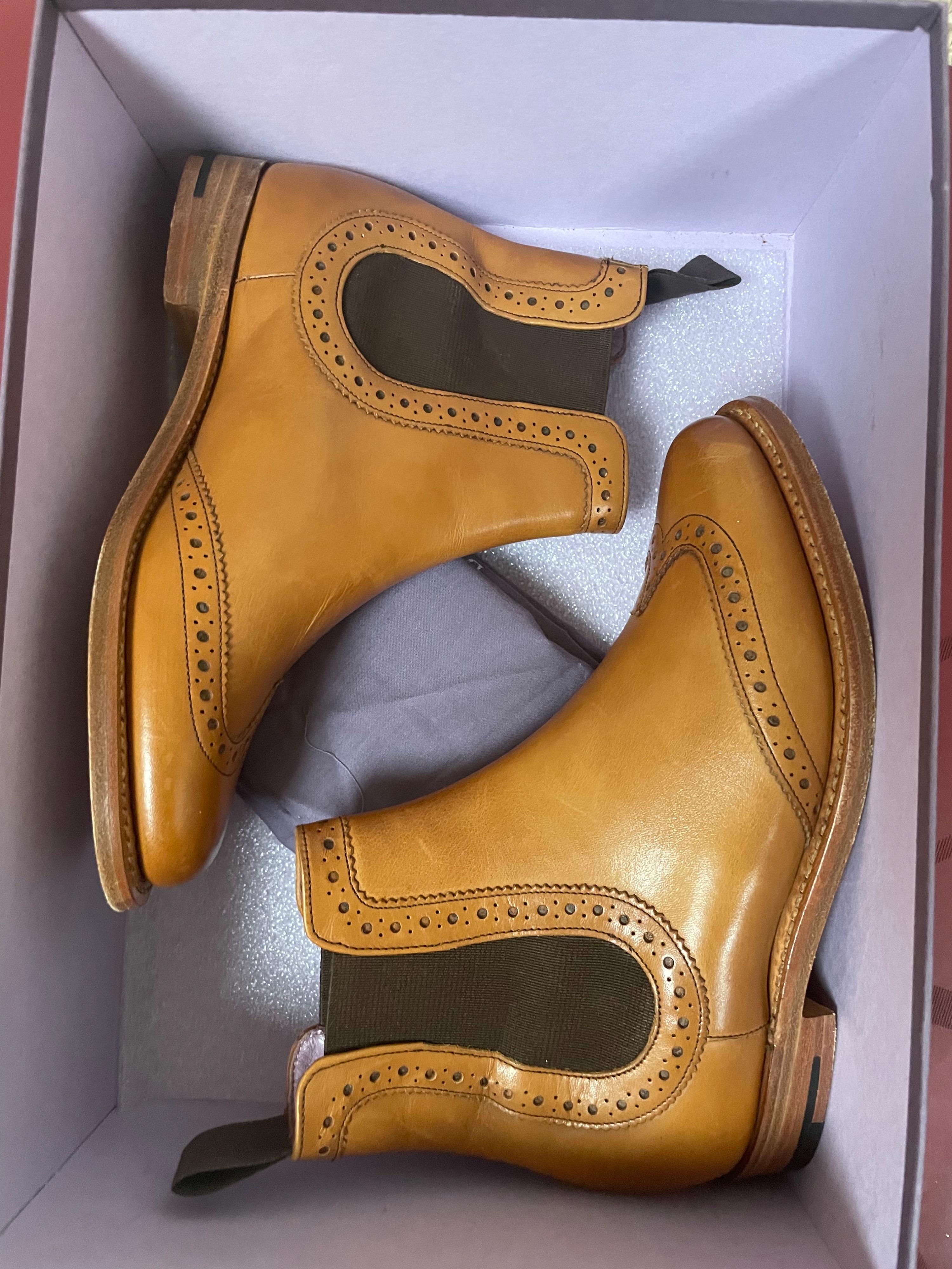 Sabrina Cedar Calf Ankle Boots