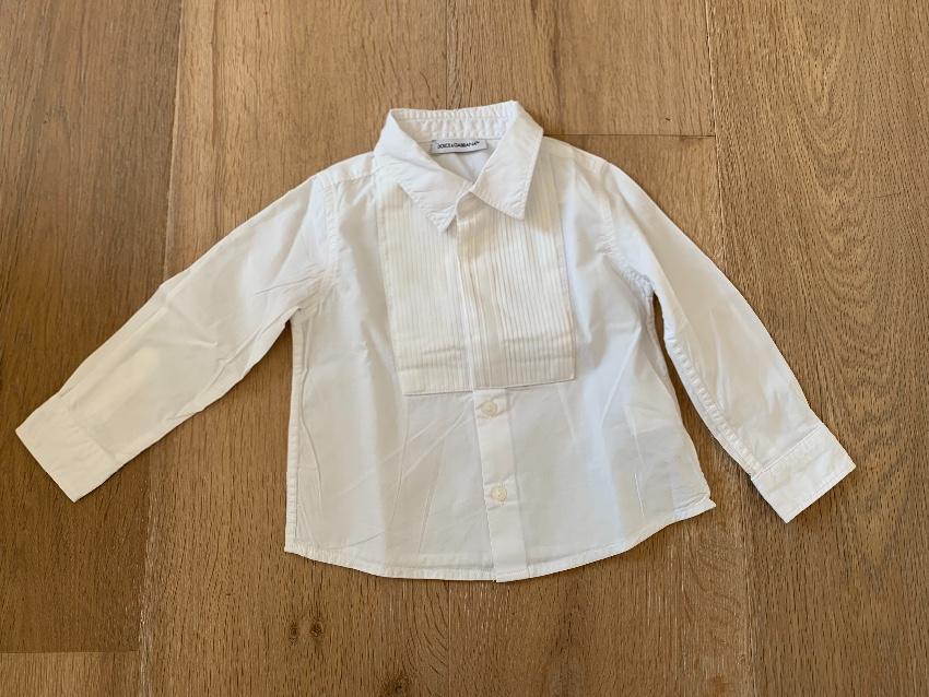 Dolce & Gabbana Pleated Boy's Shirt