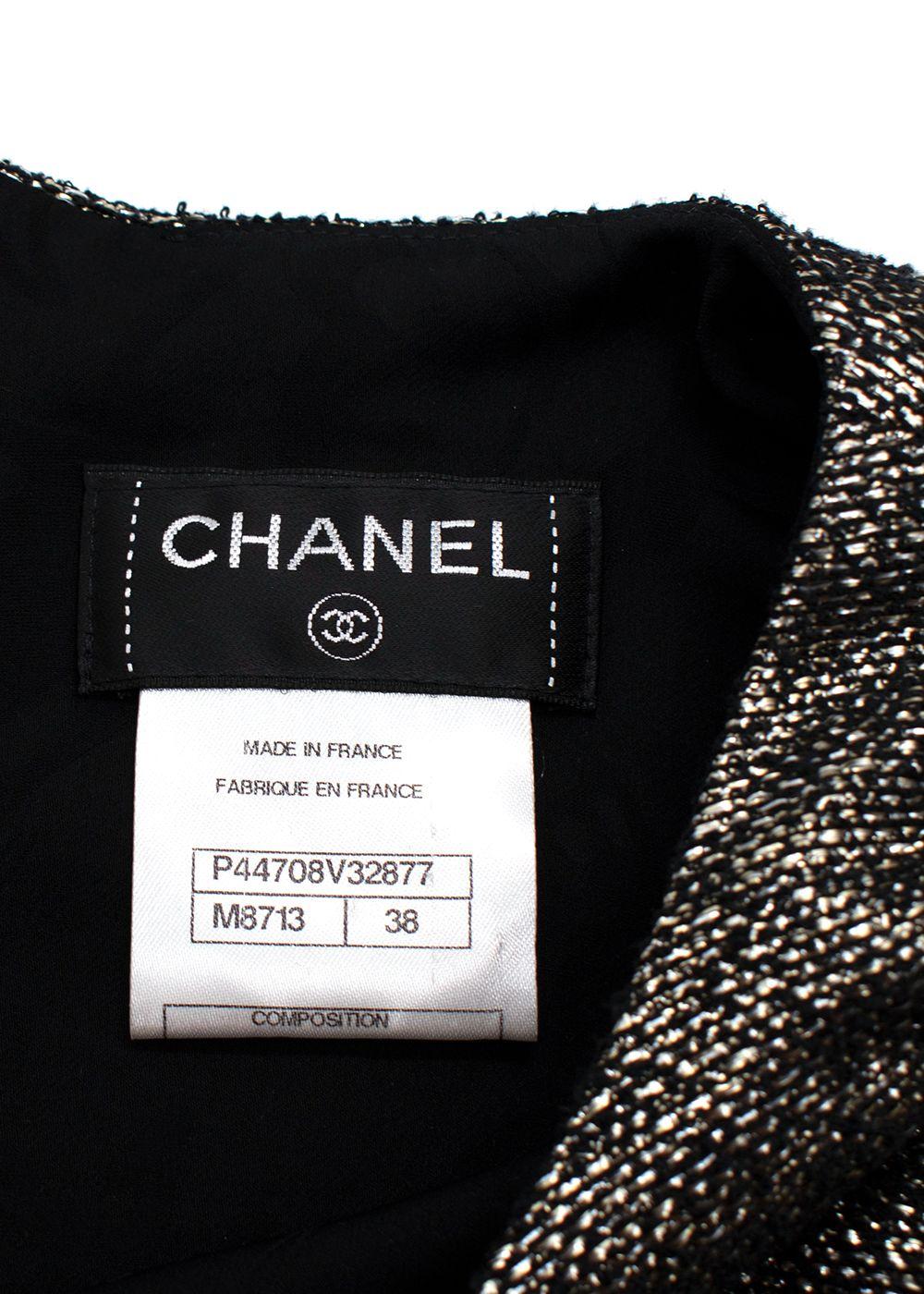 Chanel  Metallic Gold Tweed Top