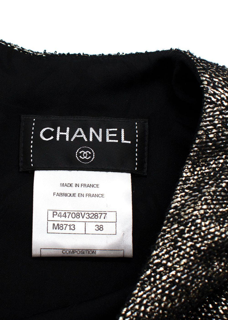 Chanel  Metallic Gold Tweed Top