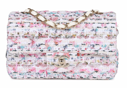 Limited Edition Multicoloured Tweed Mini Flap Bag