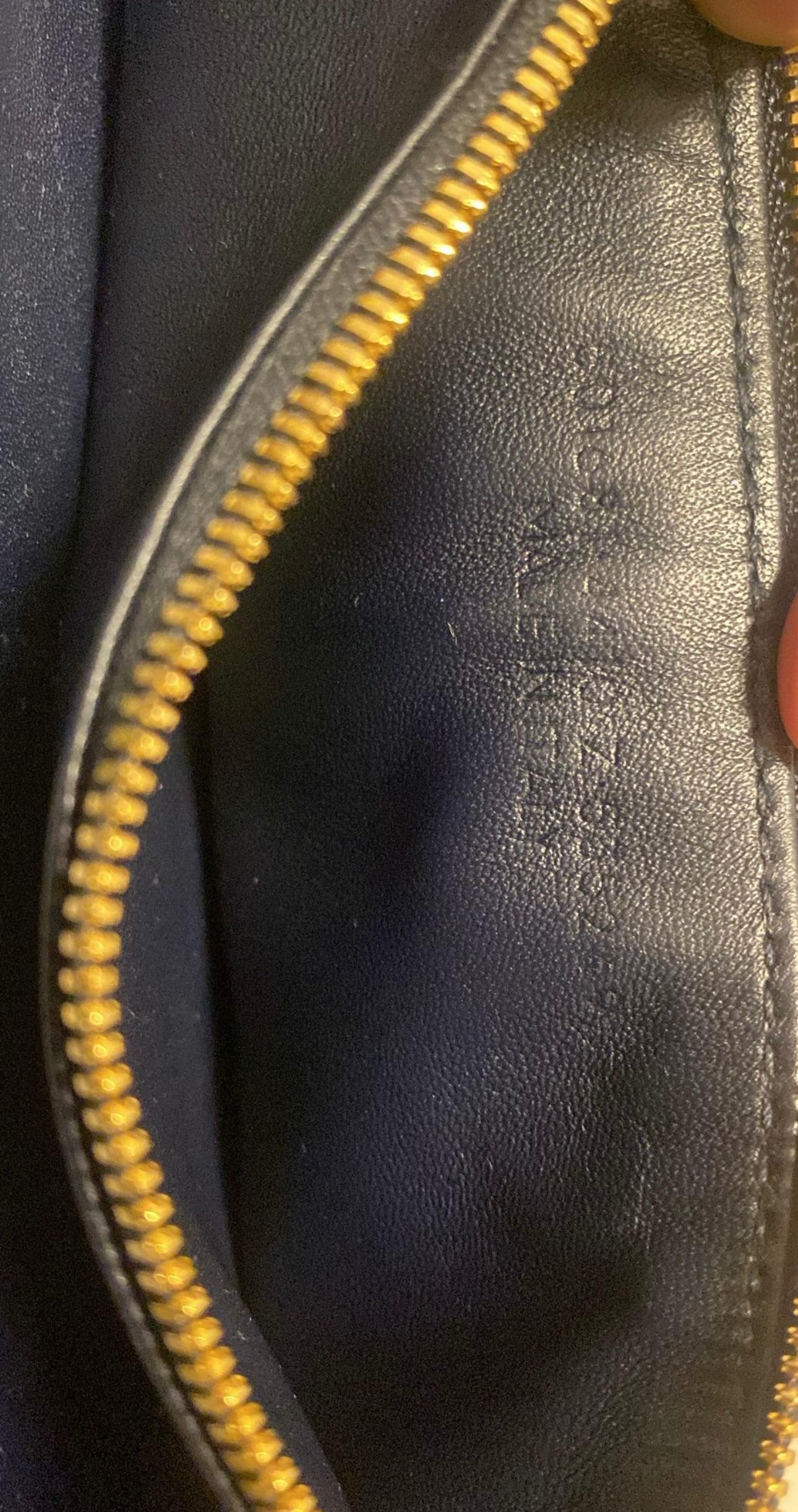 Balenciaga Blue Velvet Matelasse Shoulder Bag