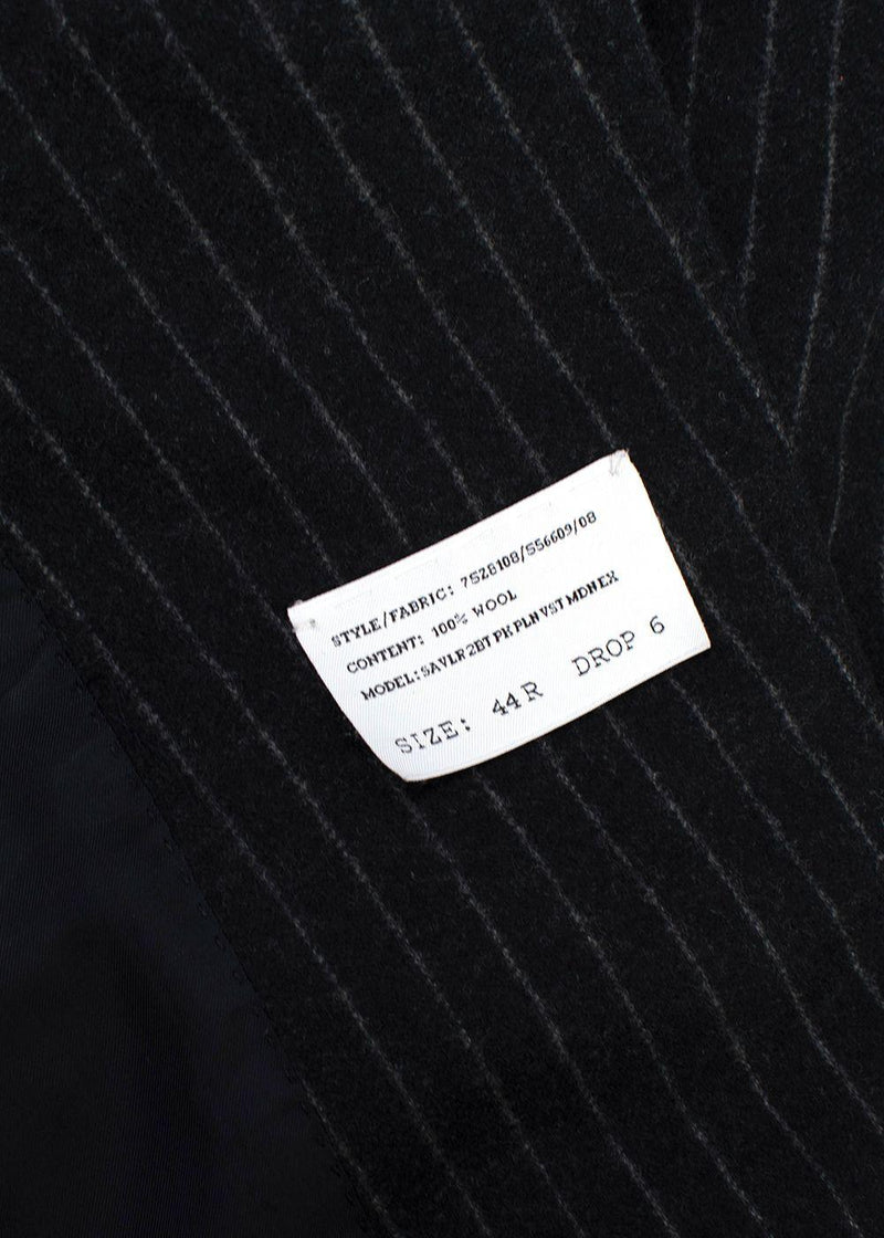 Ralph Lauren Collection Pinstripe Wool 3 Piece Suit