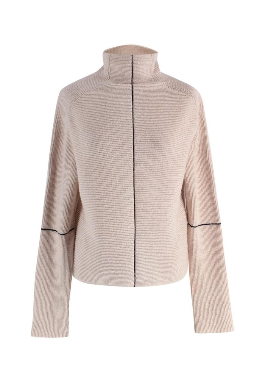 Petar Petrov Beige Cashmere Turtleneck Jumper