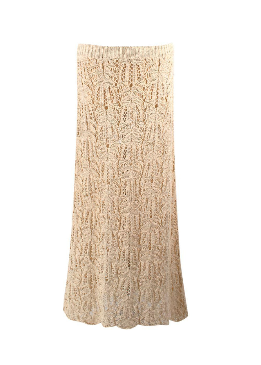 Jil Sander Magnolia Crochet Skirt