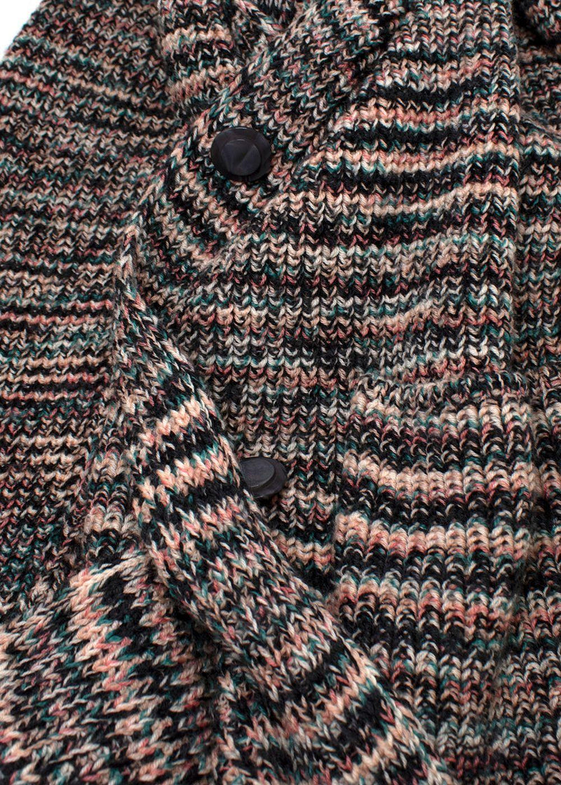 Missoni Multicoloured  Longline Belted Wool Cardigan
