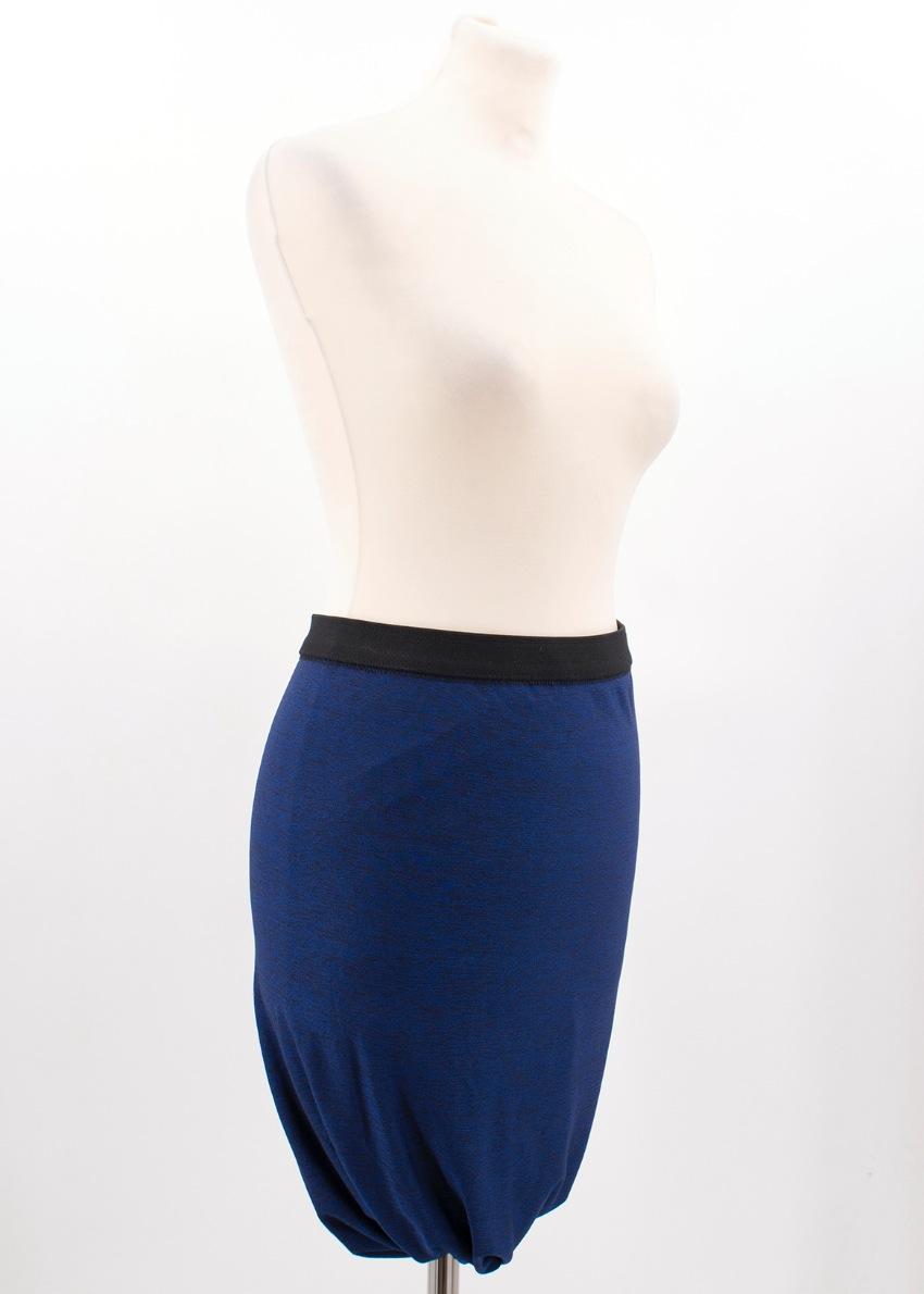T by Alexander WangSet of two draped & fitted skirts in blue and black