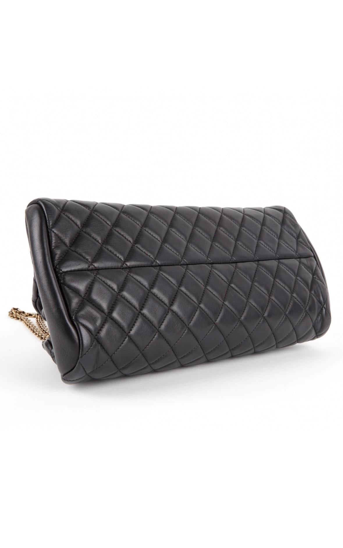 Chanel Black Mademoiselle Bowling Bag
