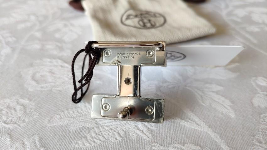 Hermes 24mm Reversible Belt with Tri-Colour H Buckle - Size 70