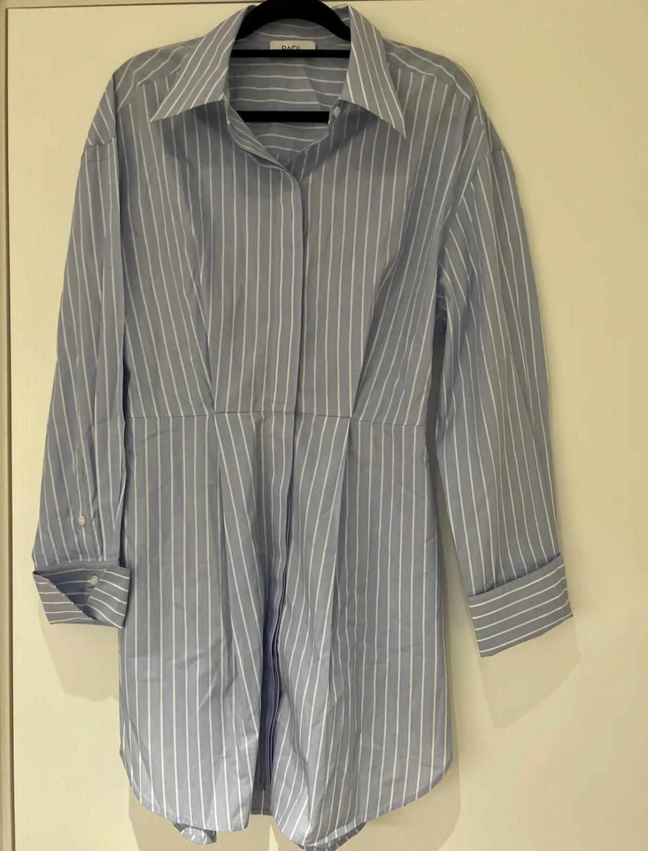 Striped Cotton Shirt Dress