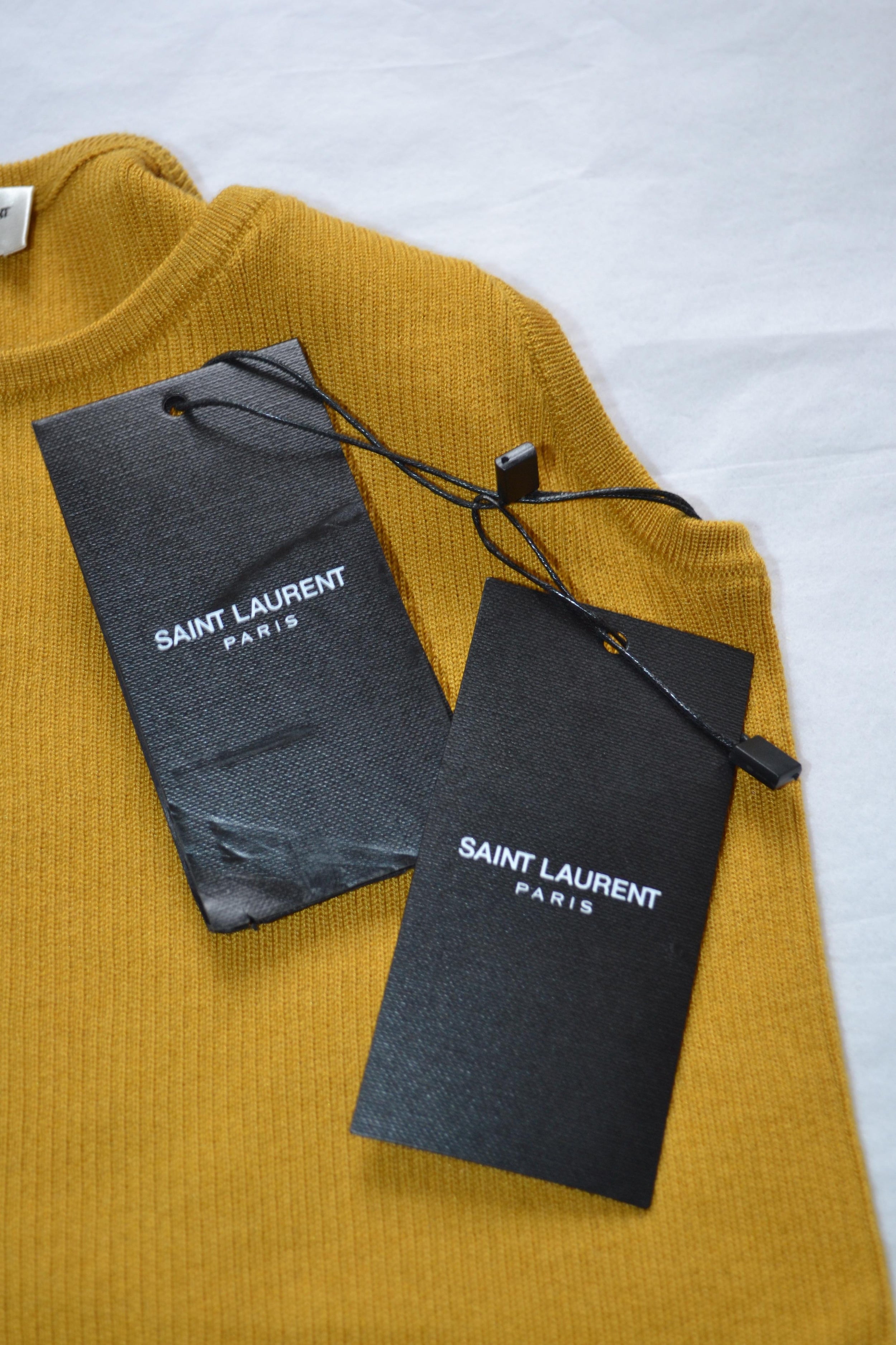 Saint Laurent Saffron Yellow Bodysuit