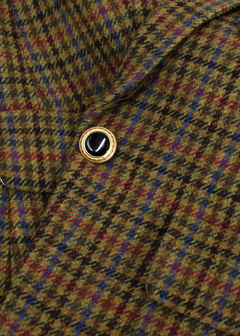 Veronica Beard Brown Houndstooth Woollen Blazer