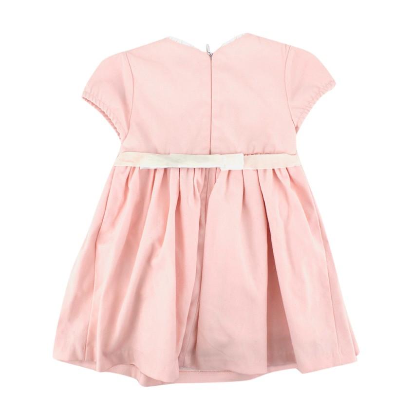 Mayoral Baby Pink House Embroidered Dress