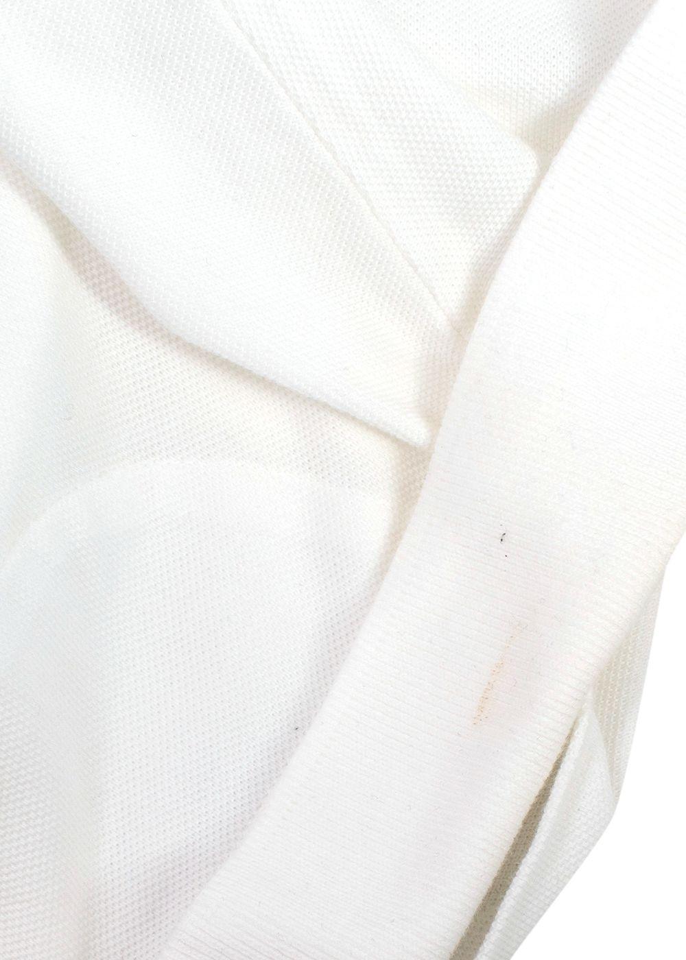 Valentino White Logo Polo T-Shirt