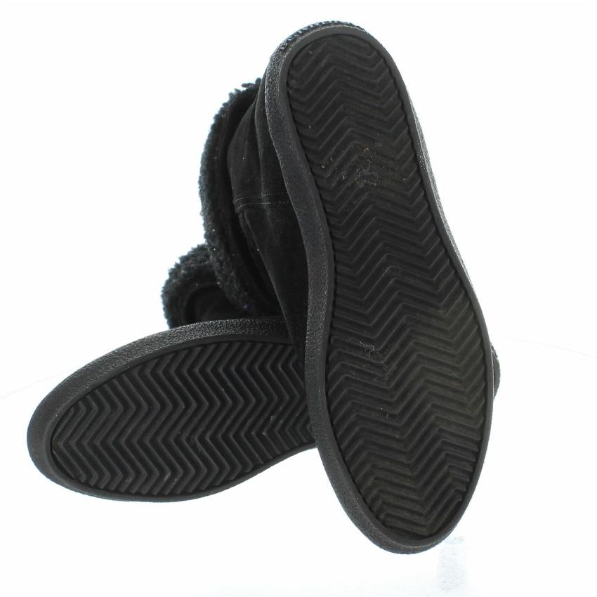 Burberry Black Sheepskin Lined Ankle Boots