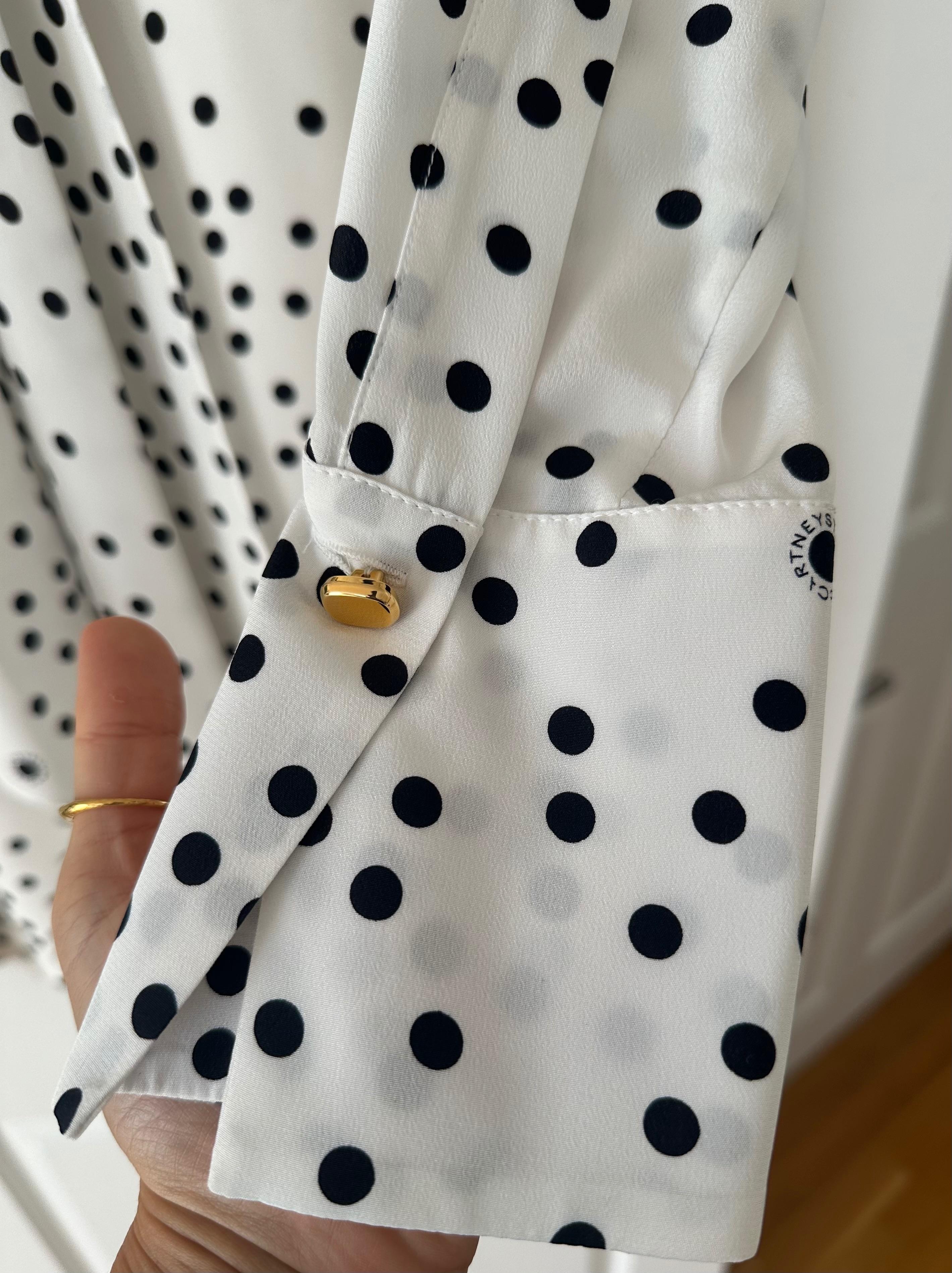 Stella McCartney Polka Dot Shirt Dress