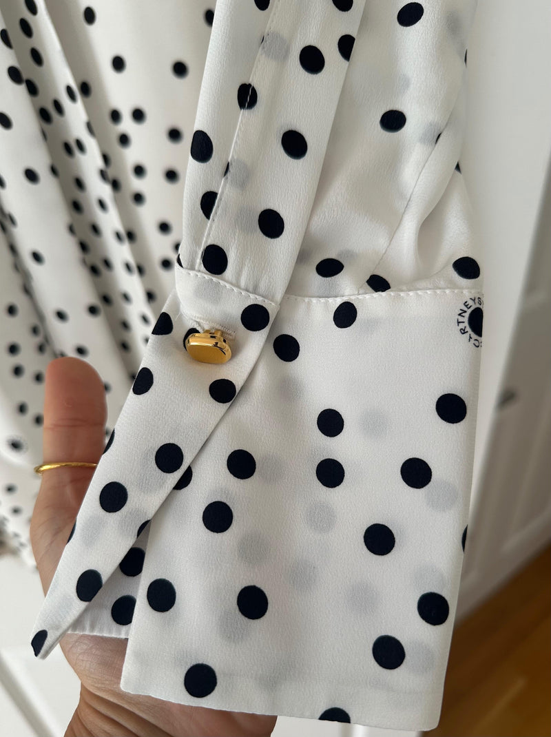 Stella McCartney Polka Dot Shirt Dress