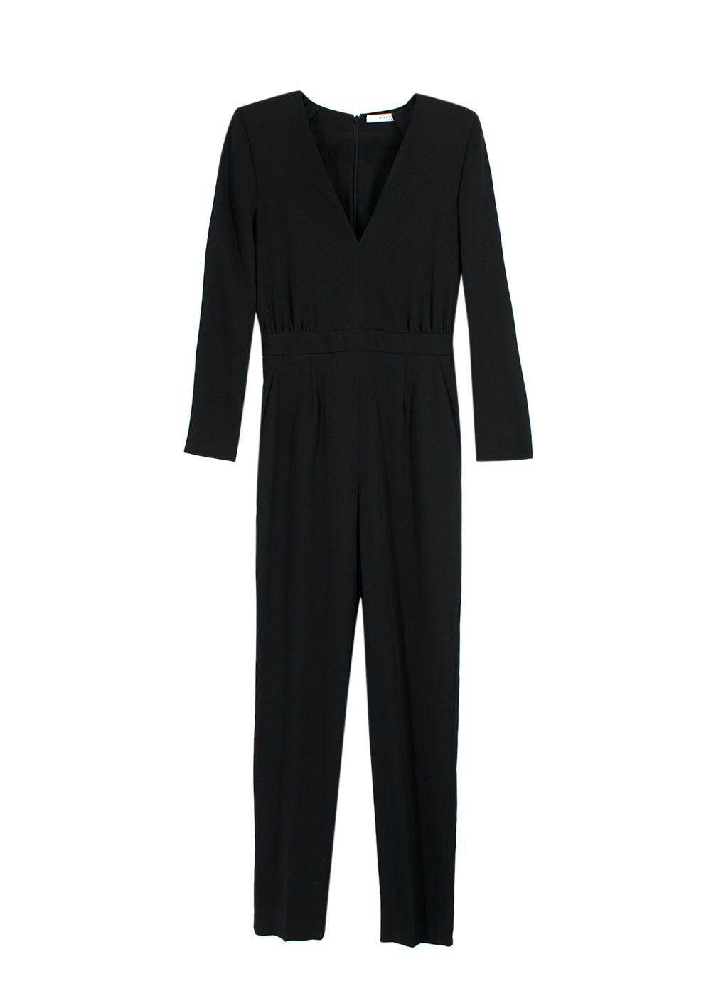 Givenchy Black Longsleeve Tailored Jumpsuit