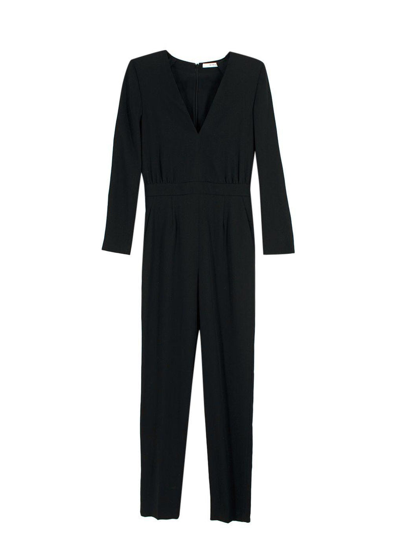 Givenchy Black Longsleeve Tailored Jumpsuit