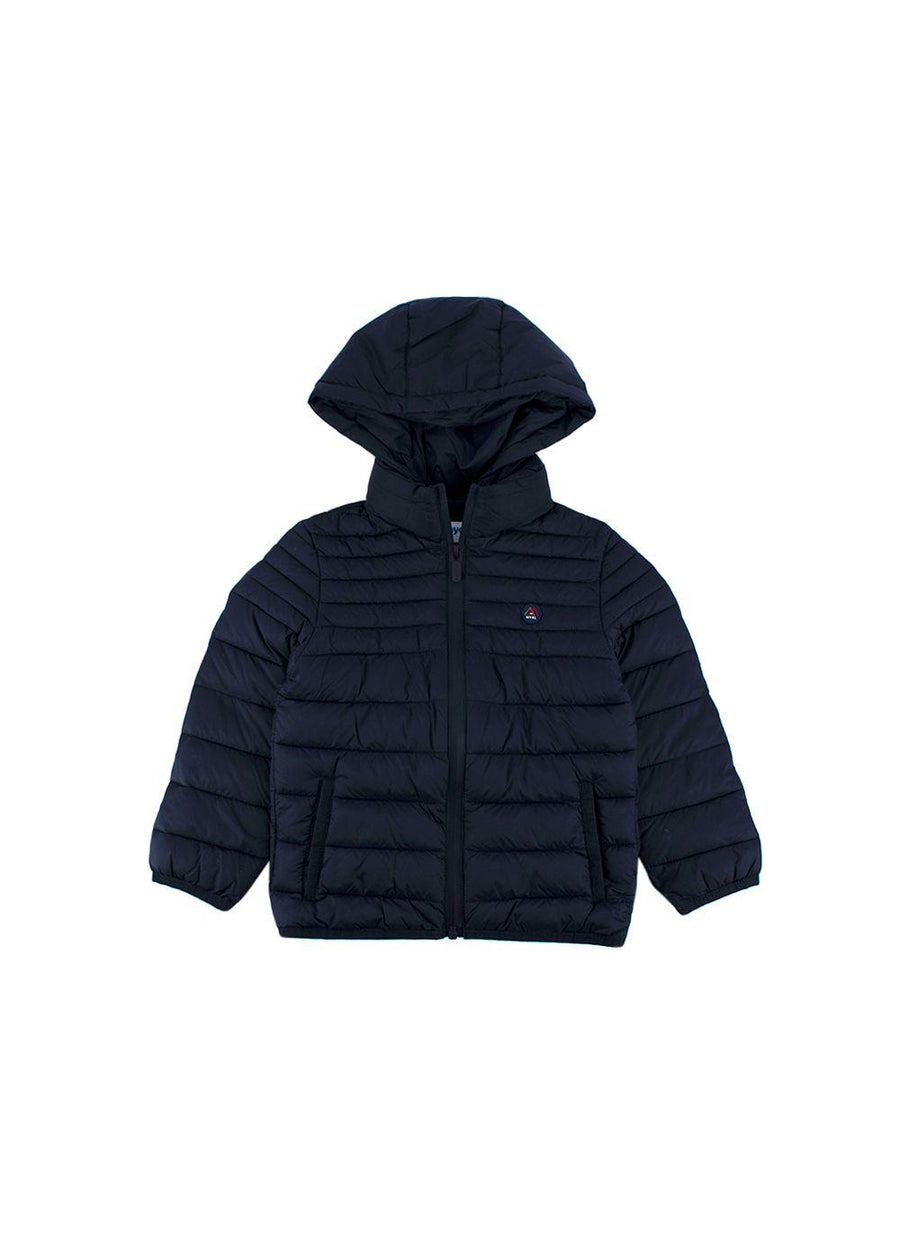 kids 4Y navy blue quilted puffer jacket