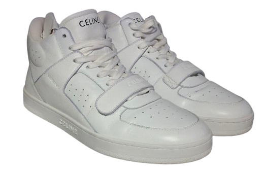 Celine  White CT-02 Mid Sneaker