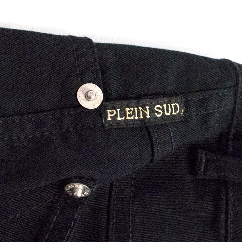 Plein Sud Black Flared Jeans