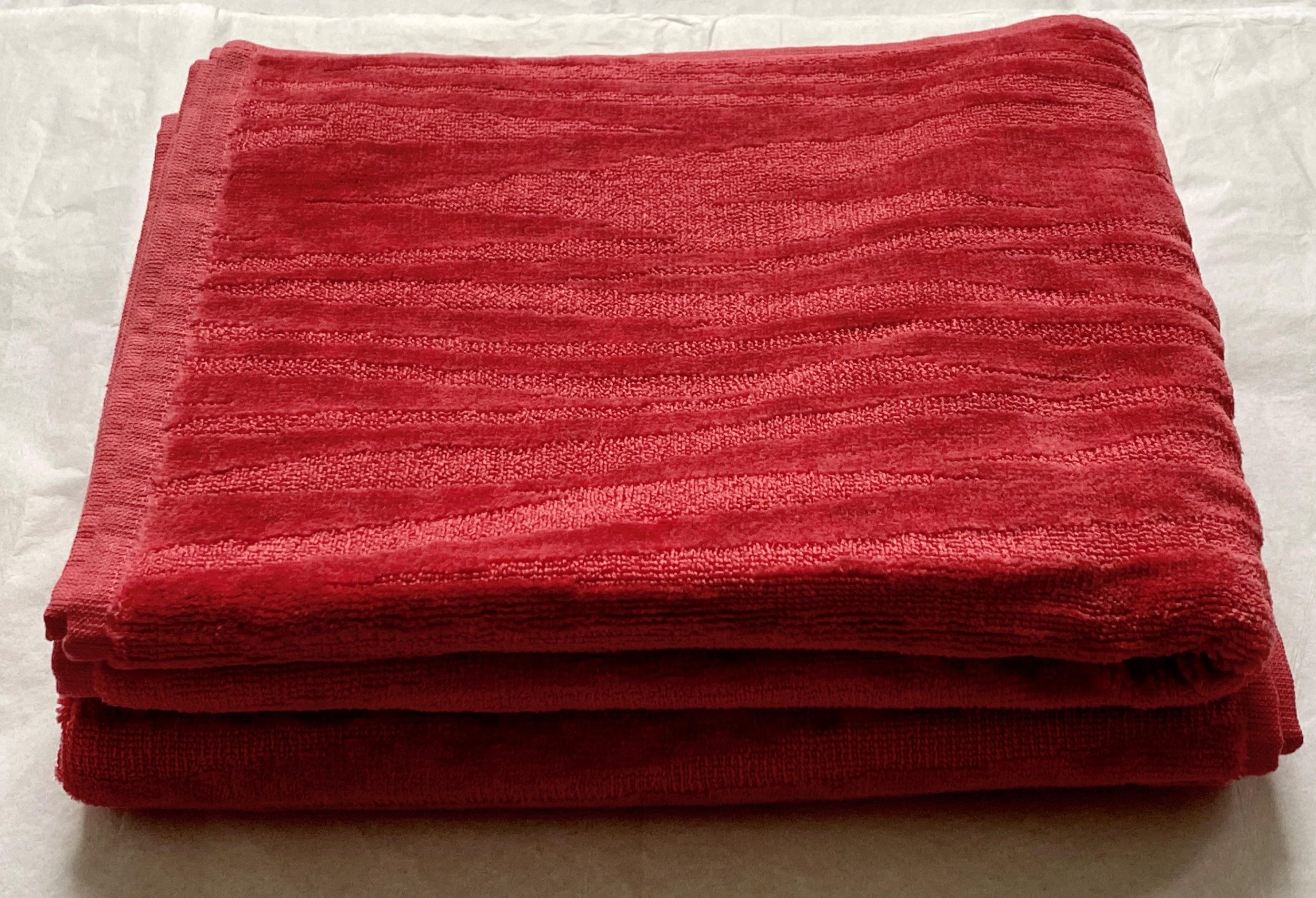 Missoni Home Set of 2 Red Cotton Towels
