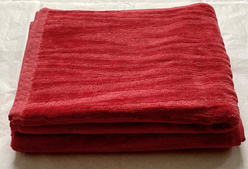 Missoni Home Set of 2 Red Cotton Towels