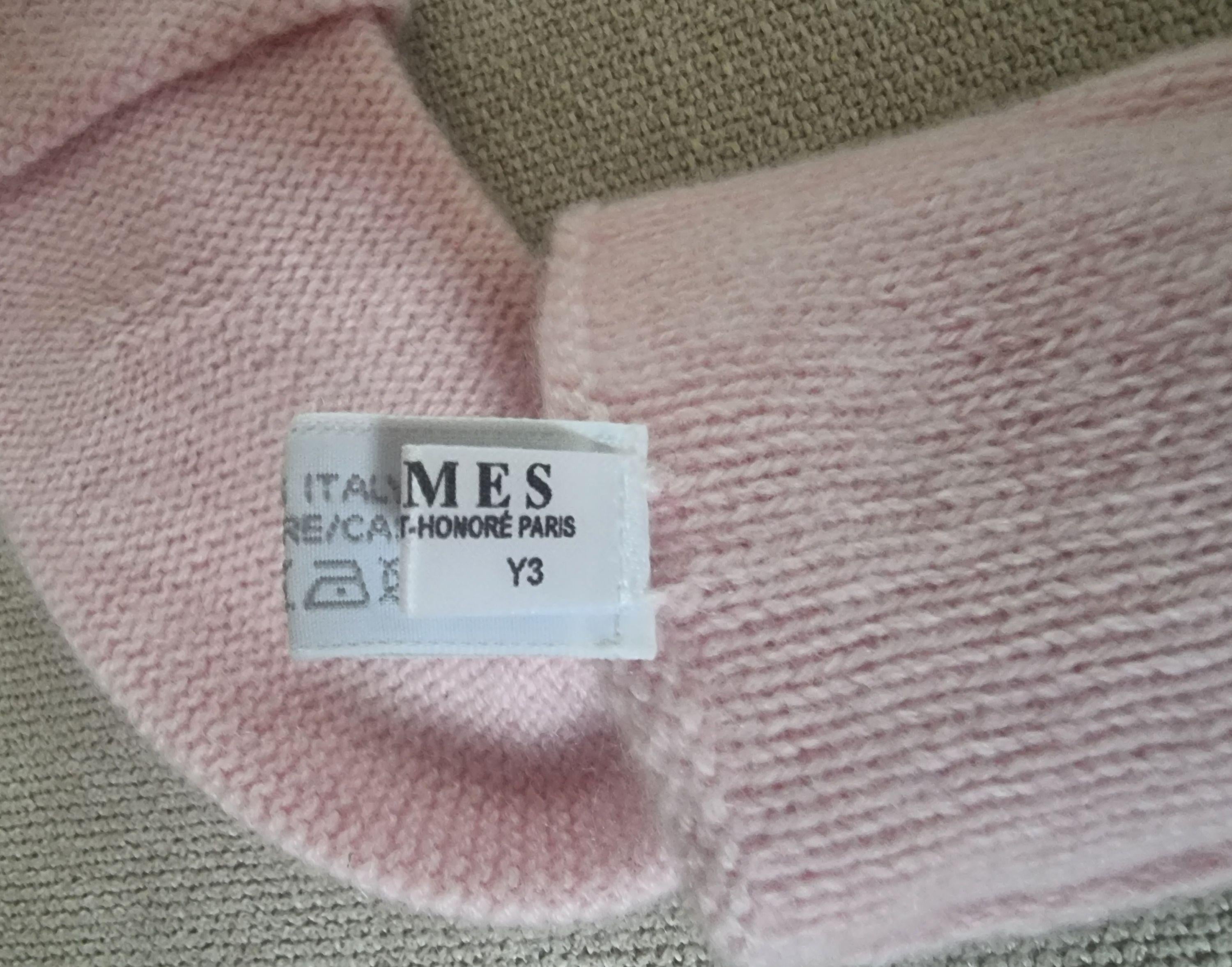 Hermes Pink Cashmere Baby Socks