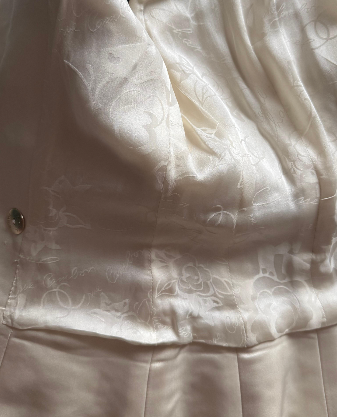 Chanel Cream Metiers D'Art Jacket