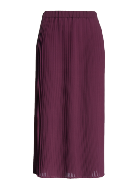 Eileen Fisher Pleated Recycled Poly Raisonette Skirt