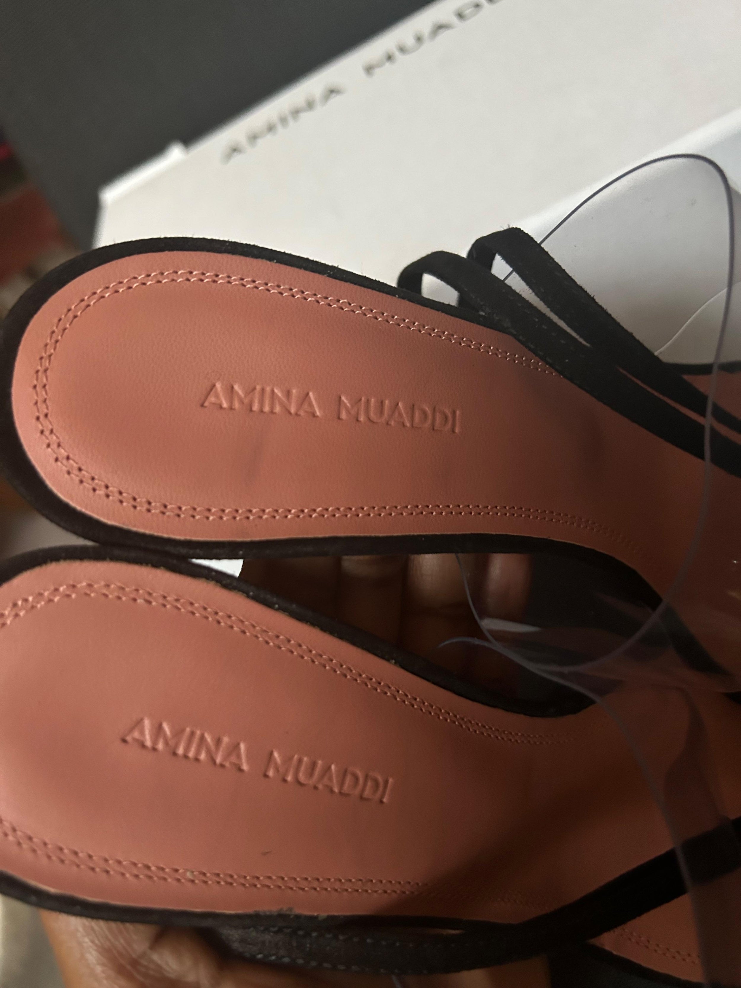 Black Suede Zula 95 PVC Thong Sandals