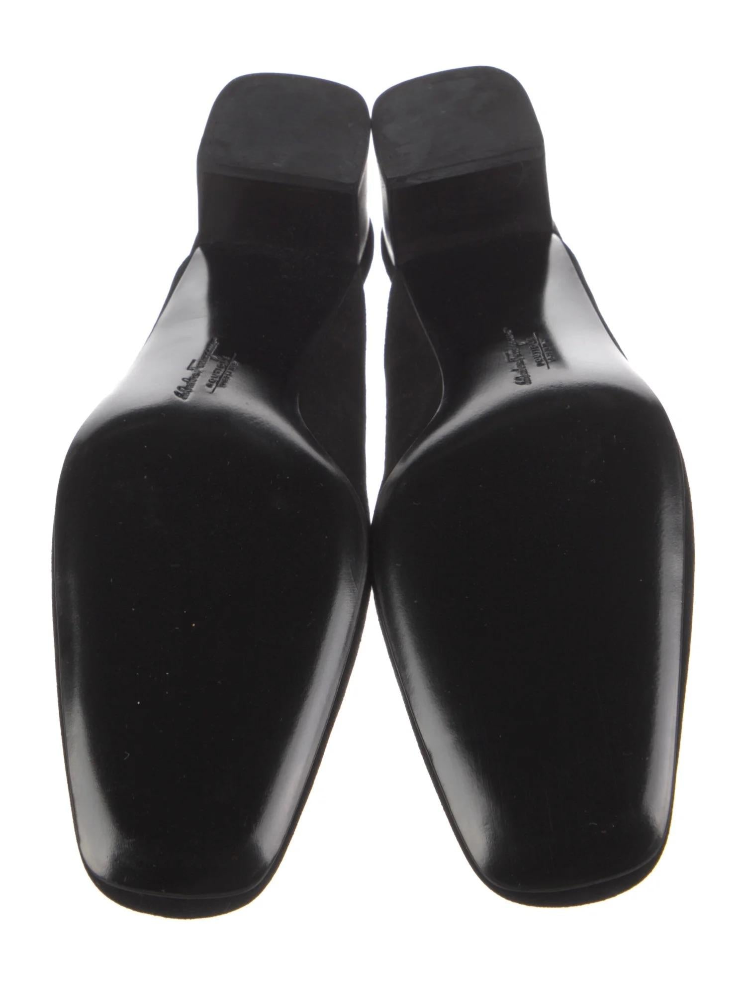 Black Suede Vara Mules