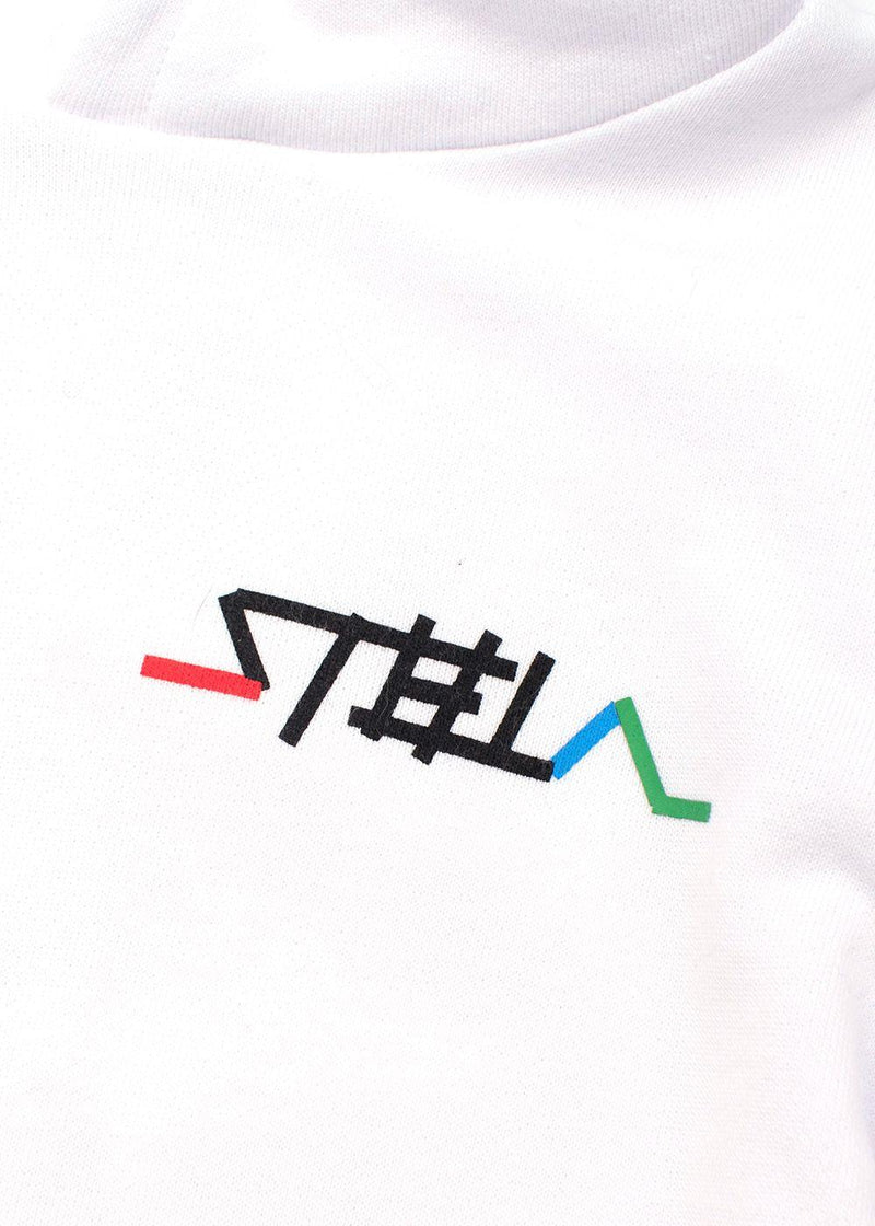 Kids 6A White Hooded Eye Sweatshirt