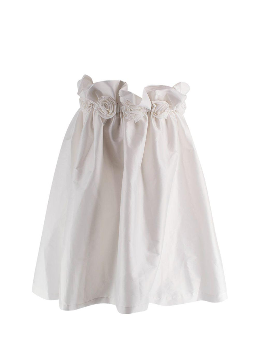 Bernadette White Floral Applique Theodore Dress