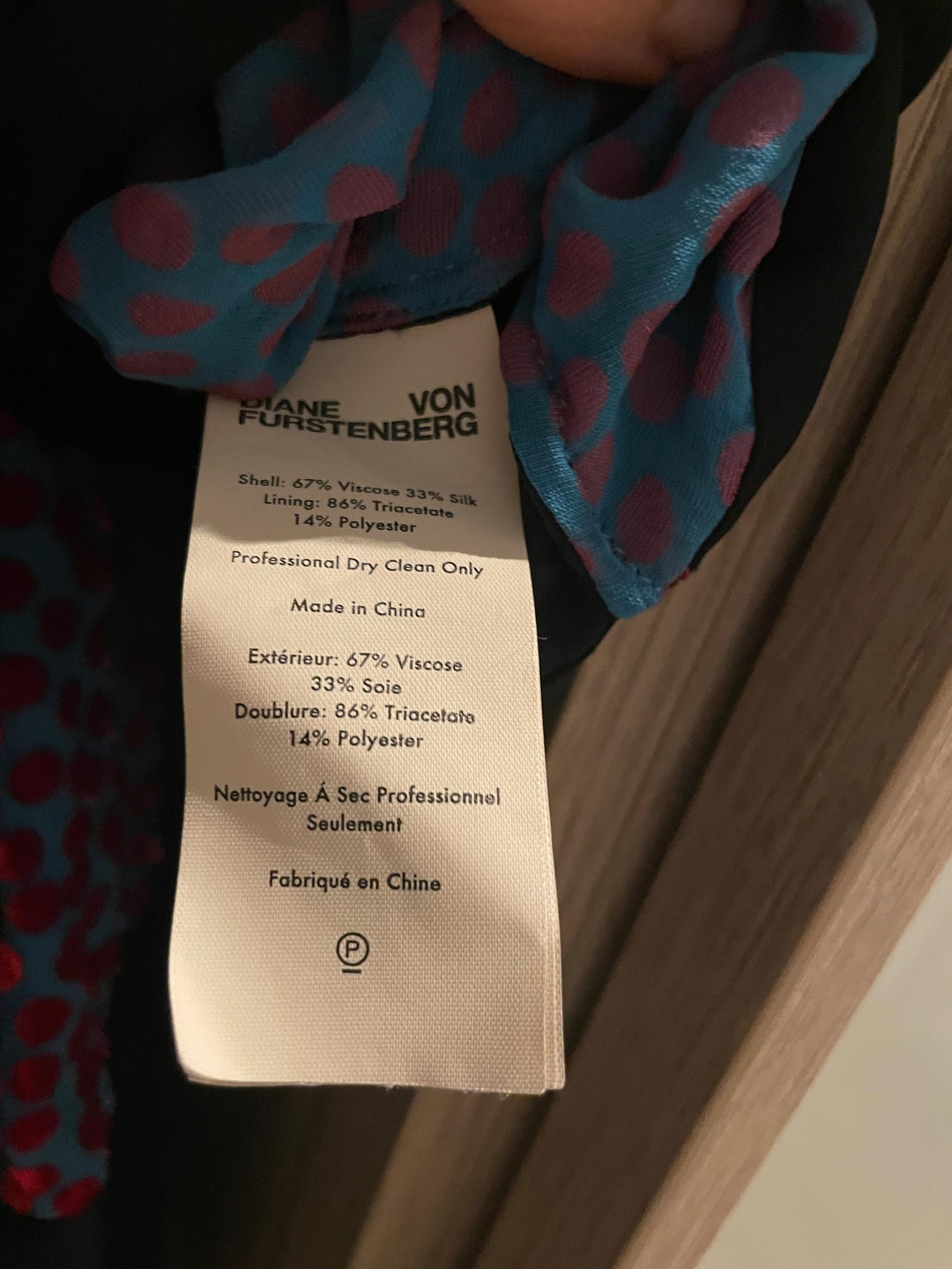 Multicolour Polka Dot Devore Velvet Blouse