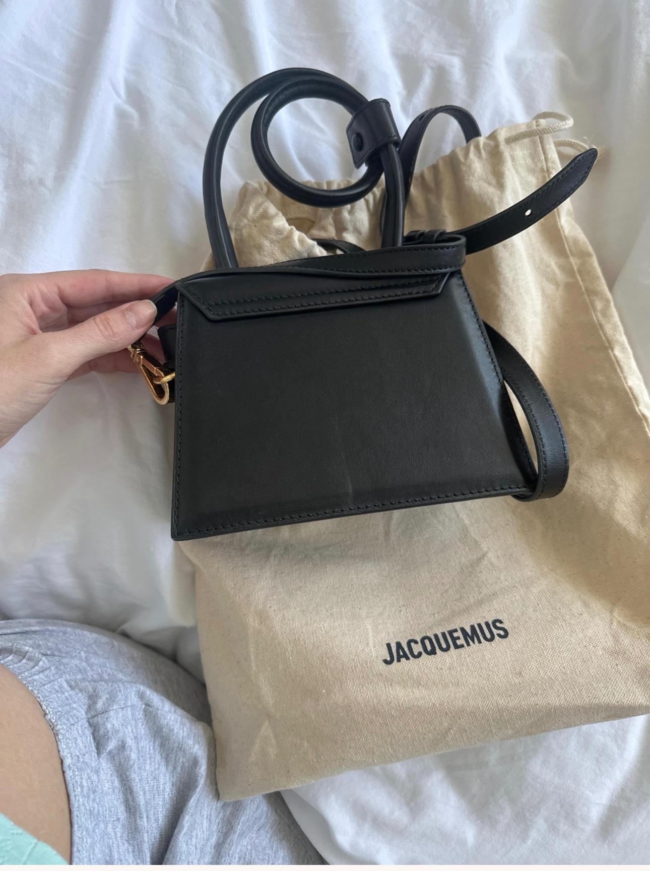 Jacquemus Black Leather Le Chiquito Bag