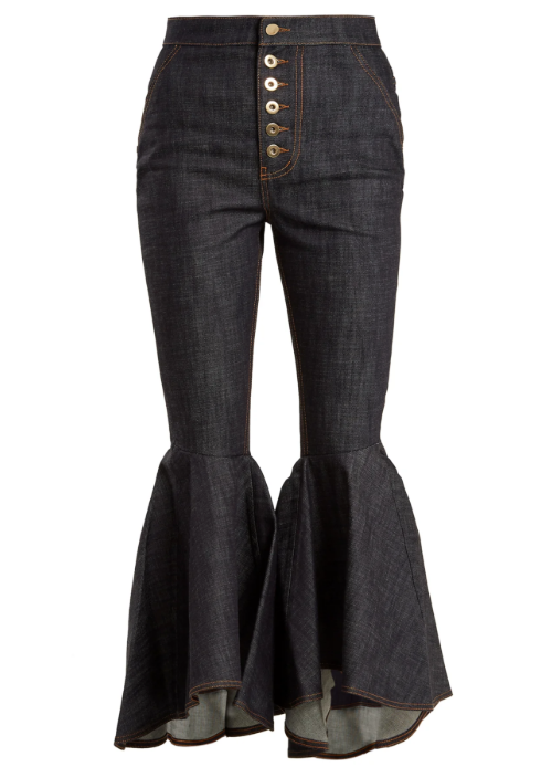 Ellery Hysteria Flared Cropped Jeans