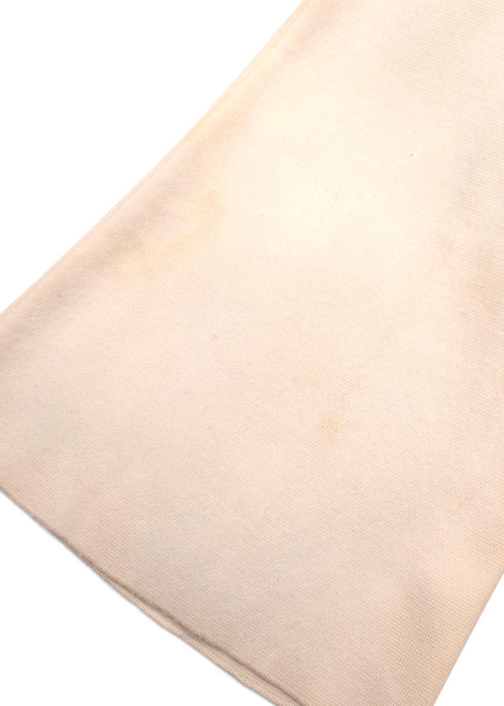 Oscar De La Renta Beige Knit Trousers