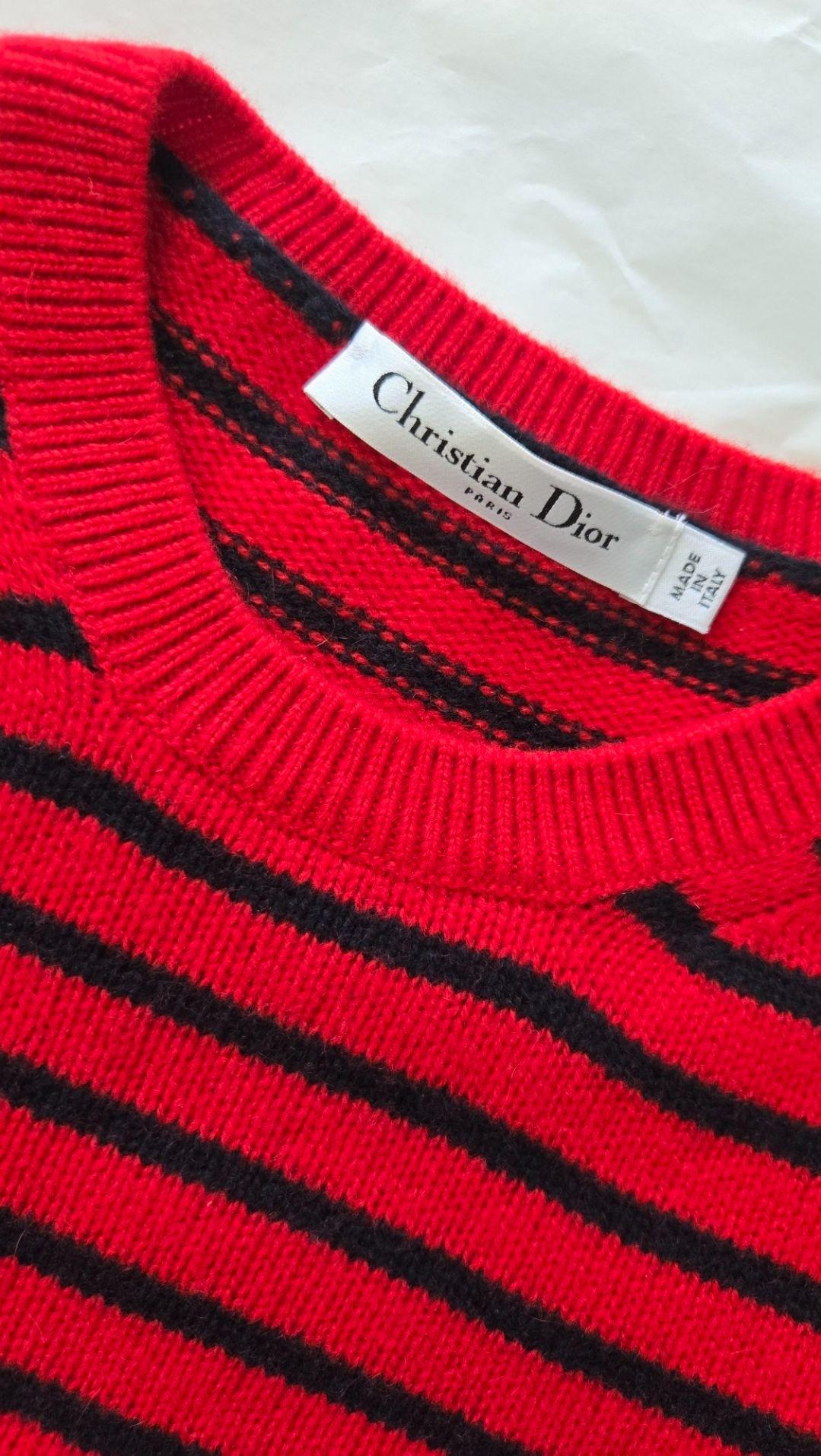 J'Adior 8 Striped Cashmere Jumper