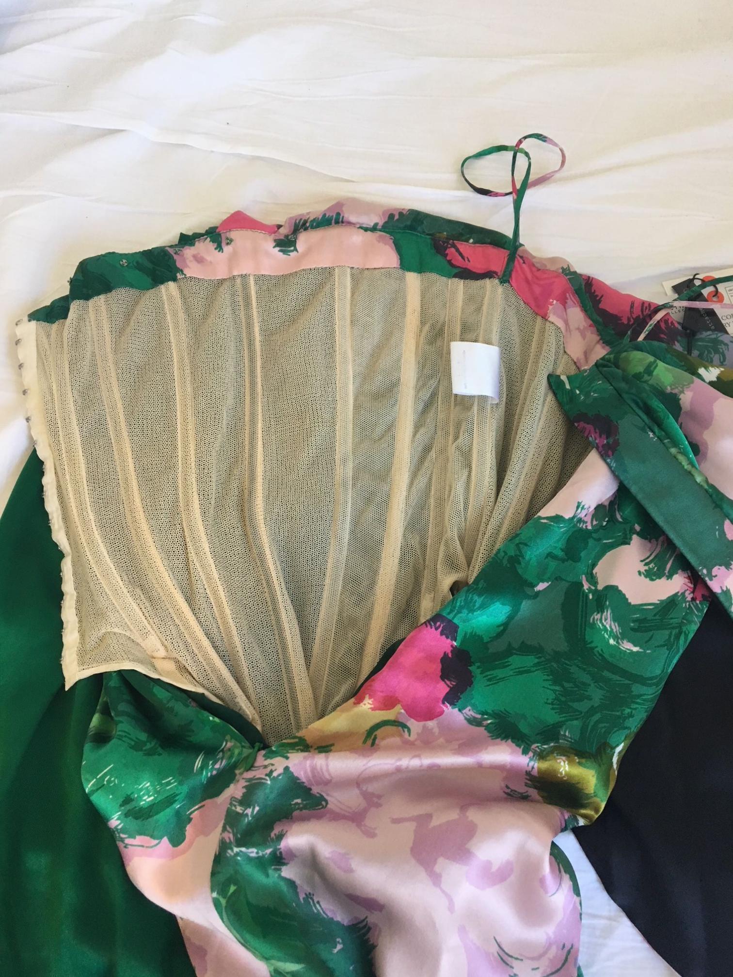 Balenciaga printed silk dress
